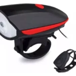 Luz Led Frontal Bicicleta Recargable 250 Lumens Y Bocina