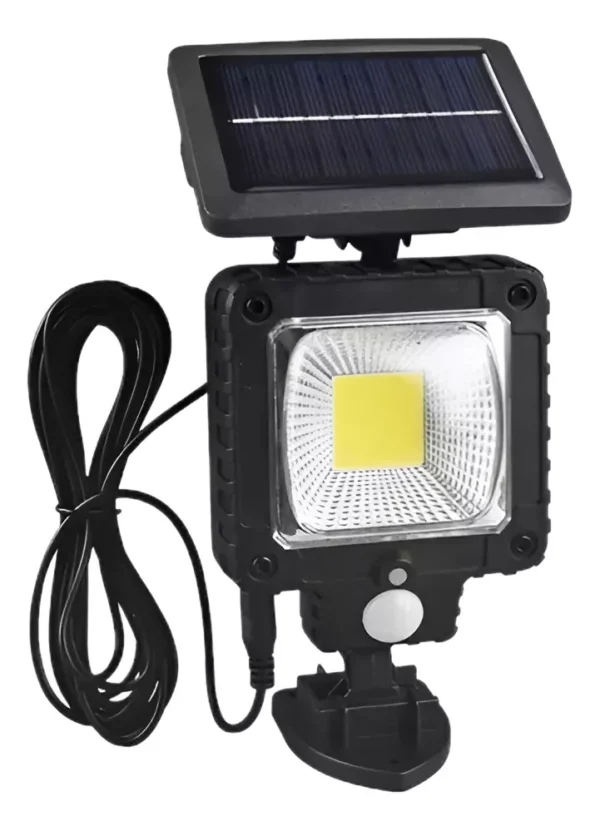 Reflector Led Con Panel Solar Y Sensor De Movimiento Jx-855