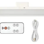 Luz Led Fría Cálida Imán Adhesiva Recargable Regulable 43cm