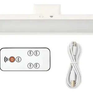 Luz Led Fría Cálida Imán Adhesiva Recargable Regulable 43cm