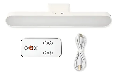 Luz Led Fría Cálida Imán Adhesiva Recargable Regulable 43cm