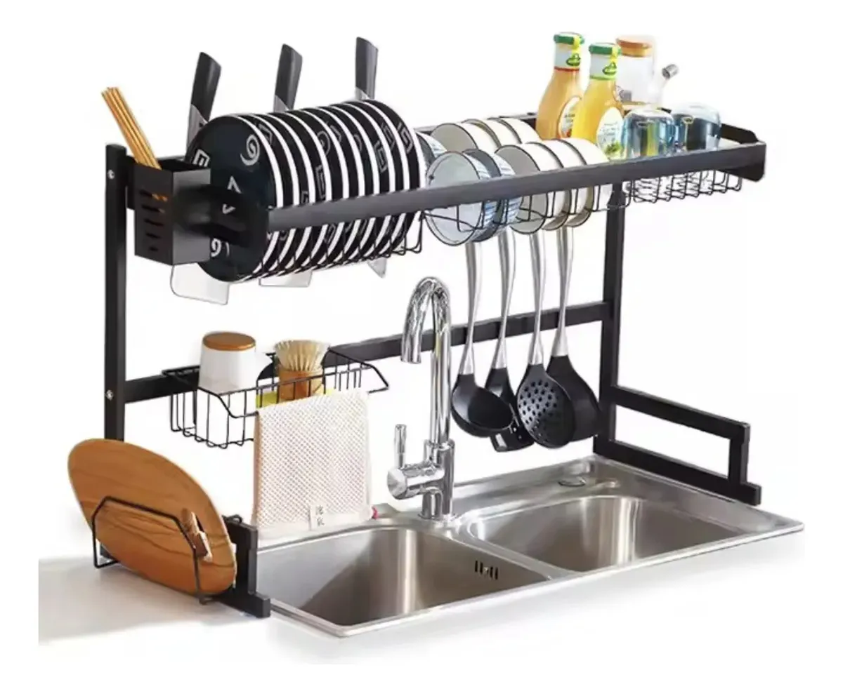 Secaplatos Escurridor Para Cocina De Aluminio Multifuncion