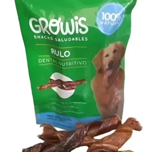 Golosina Para Perros Rulo Carne Natural Growis X3 Unidades