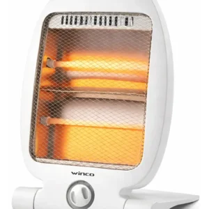 Estufa Eléctrica Halogena Winco 800 W 2 Niveles De Potencia