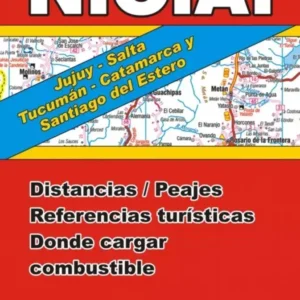 Mapa De Rutas Y Caminos Del N.o.a Jujuy Salta Tucuman Etc