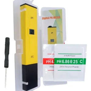 Medidor De pH Digital Duaitek PH-METER-1 Hidroponía Piscinas Compacto