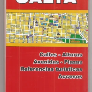 Mapa De La Ciudad De Salta 81 Por 57 Cm