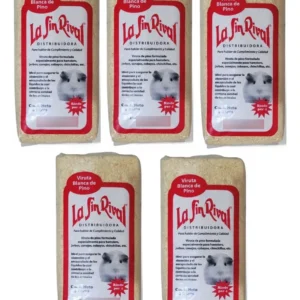 Viruta Aserrin Hamster Conejo Cobayo Roedores 5 Litros X5 unidades