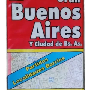 Mapa Del Gran Bs As Y Ciudad De Bs As Caba 79 X 116 Cm