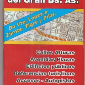 Mapa Del Norte Del Gran Buenos Aires 81 Por 57 Cm